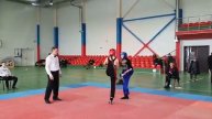 первенство Белгородской области по Савату Королёва Виктория красный шлем