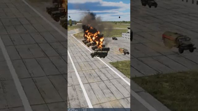 А-10С Применение пушки. (DCS)