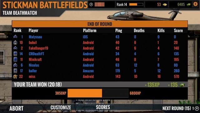Game tryout: Stickman Battlefield