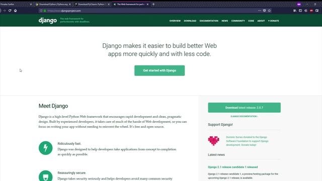 Vorbereitung - Webentwicklung  Python und Django  Teil 1 deutsch