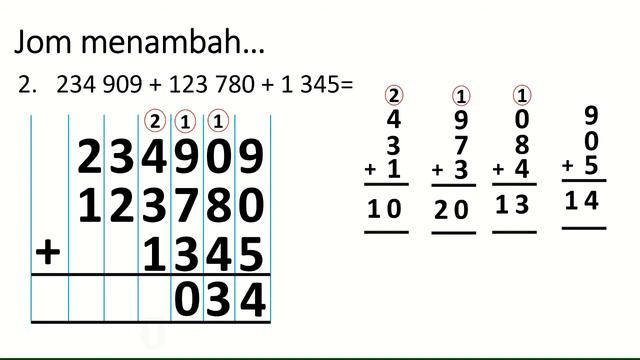 PENAMBAHAN HINGGA 1 000 000 TAHUN 5