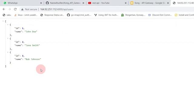 Kong API Gateway Setup