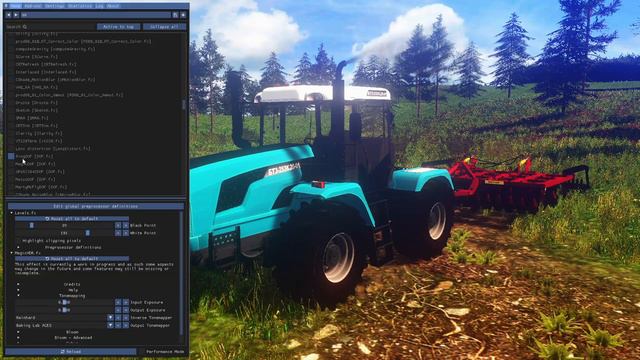 как настроить решейд для Farming simulator