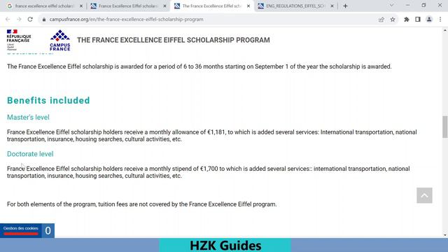 France Excellence Eiffel Scholarships Program 2024 Applications | Masters/PhD Scholarships In Franc