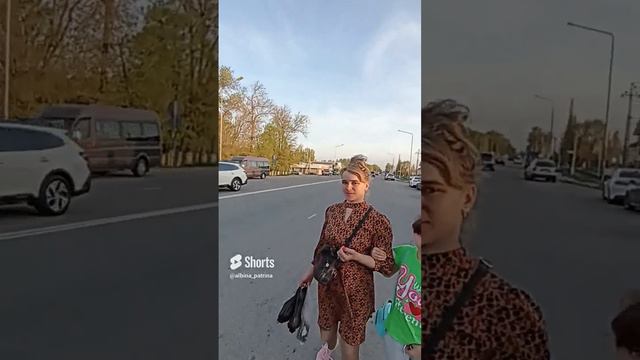 Как переходят  дорогу в поселках Бишкека.ПДД Манаса.