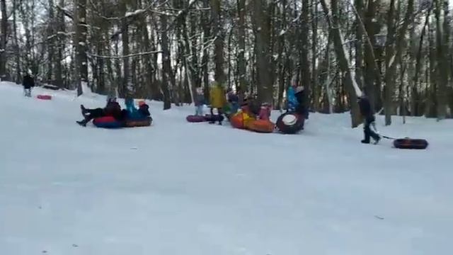 Ватрушки в Воронцовском парке 4