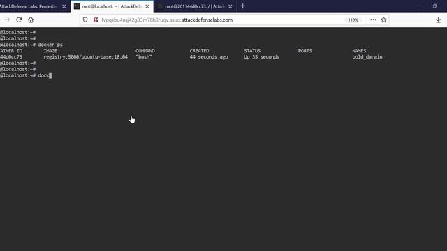 Docker Security : Container Basics : Docker Basics Lab