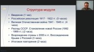 Место модуля «Введение в новейшую историю России» в историческом образовательном процессе