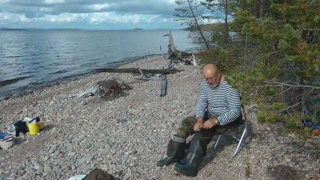 Сухие ноги в болотных сапогах.