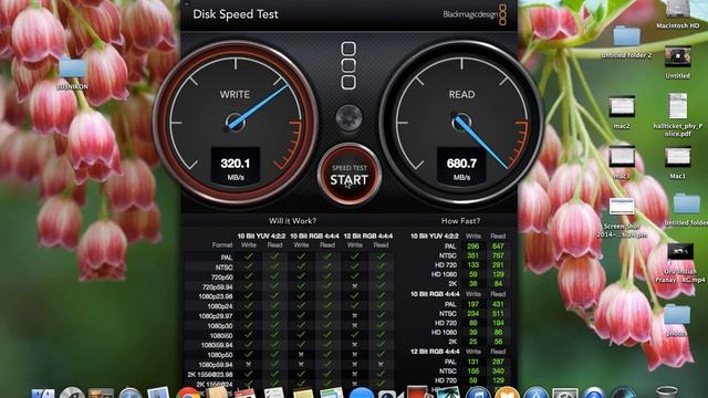 Macbook Air 2013 SSD Speed Test