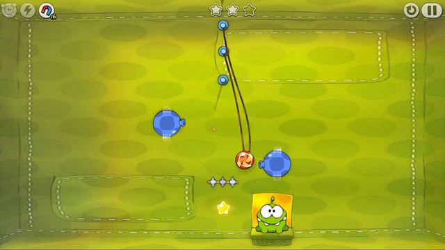 Cut the Rope - Тканевая коробка уровень 7