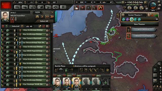 HOI 4 Fatherland 1964 - СССР (9) -  Словакия Свободна
