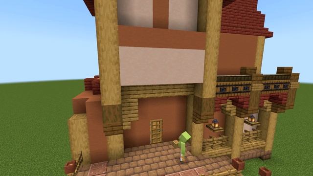 Minecraft | How To Build a Terracotta House with a Mangrove Roof | Tutorial | Survival Base