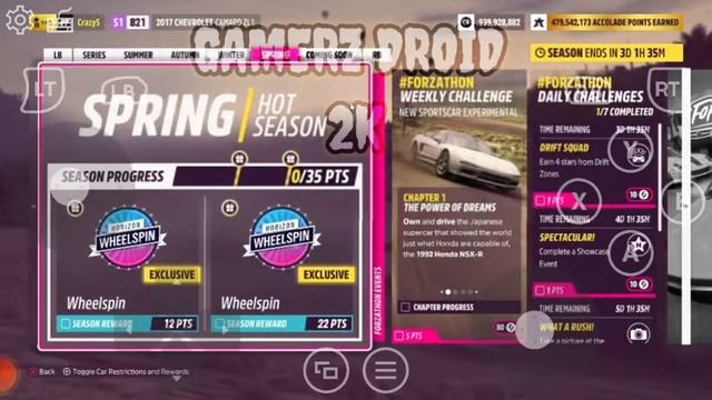 FORZA HORIZON 5 Android Gameplay (4GB RAM)