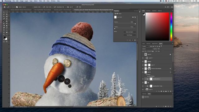 Photoshop Color Change  Adjustment Layer