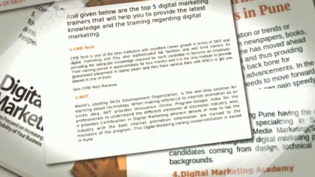 Top 5 Digital Marketing Training Institutes in Pune