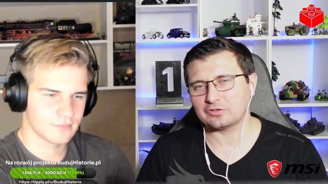 BudujHistorie.pl Stream 40 - ?WIELKA DIORAMA KOLEJOWA COBI?KONKURS: KUBELWAGEN 1:35?Q&A [PL & EN]