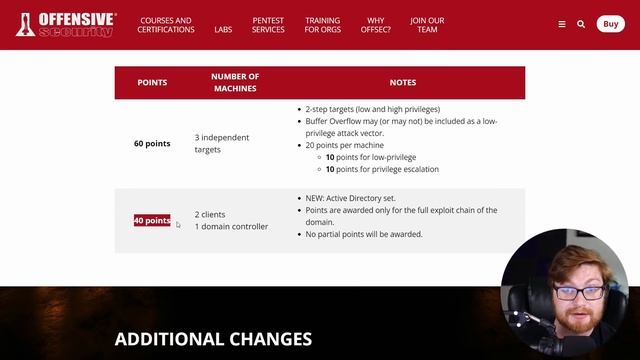 2022 OSCP EXAM CHANGES - Goodbye Buffer Overflow, Hello Active Directory