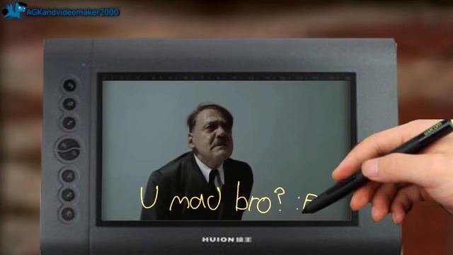 Downfall parody - Hitler is informed that Fegelein is doing a drawn commentary