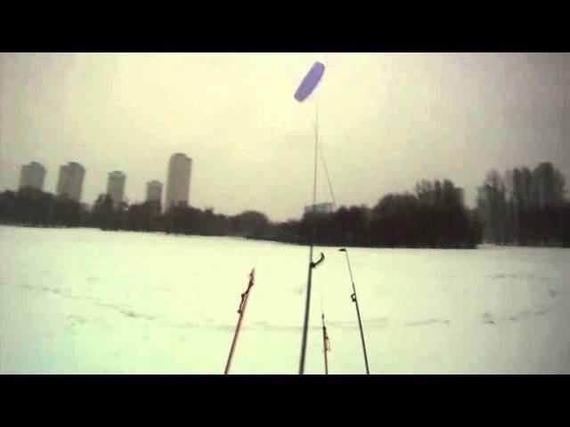 Первый снег, первый кайт