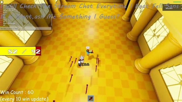 RobloxUndertale: Last CorridorFarming Fell sans for 400 Wins Part 1