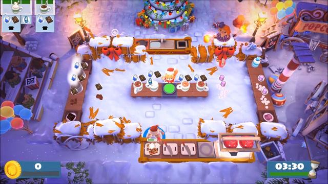 This game tests your patience.. ~ Overcooked 2 Seasonal Update  - 1-1