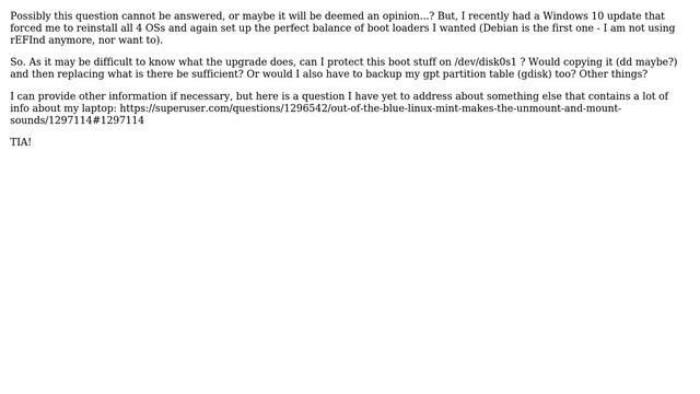 quad boot MacBook Pro (Retina, 15-inch, Mid 2014) -- will 10.11.6 -> 10.12 affect...