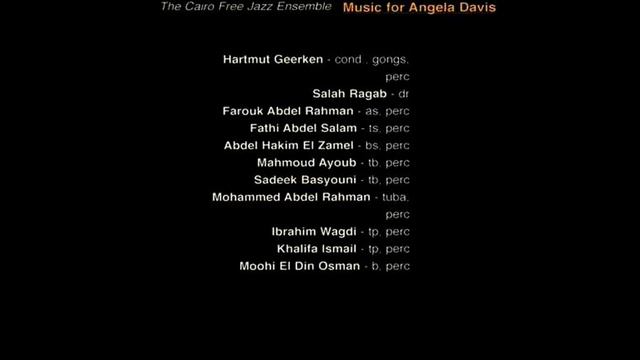 The Cairo Free Jazz Ensemble - Music For Angela Davis