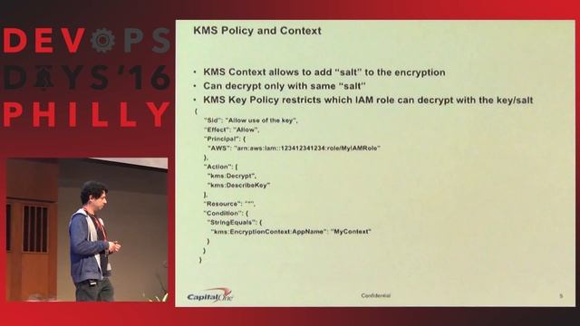 DevOpsDays Philly 2016 - Application Secret Management with AWS KMS by Andrey Utis