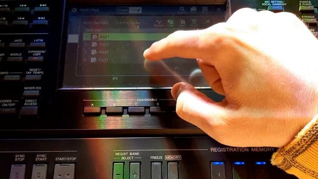 Комбинация Multi Pad на Yamaha PSR A5000 SX700 SX900 GENOS
