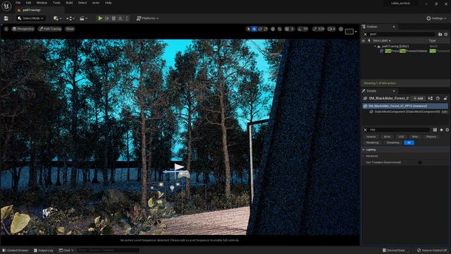 22. Трассировка пути — проект Unreal Engine 5 Pro ArchViz за 3 часа.