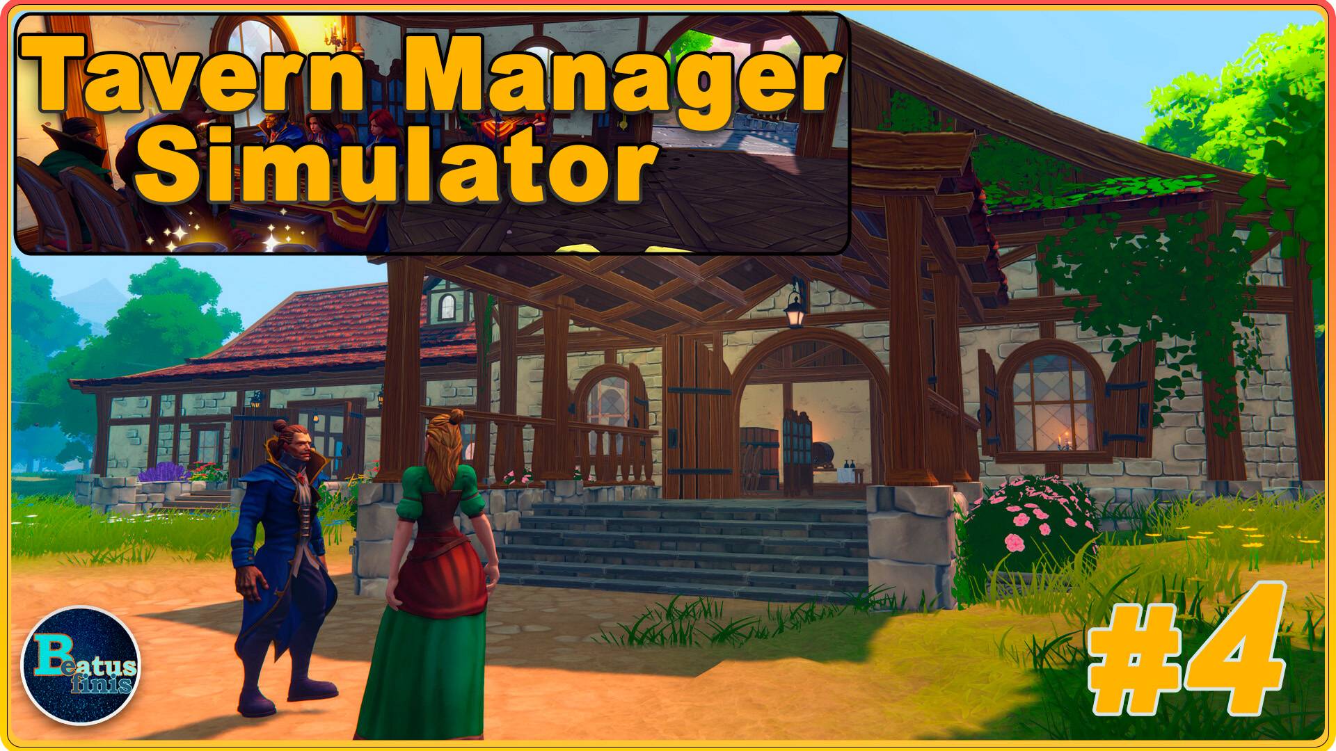 Tavern Manager Simulator #4 - Покупка улучшений  и Гоблин?