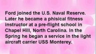 President Gerald R. Ford