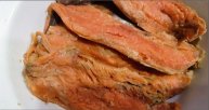 Малосольная, сладко солёная горбуша. Вкусная. Lightly salted, sweetly salted pink salmon. Delicious.