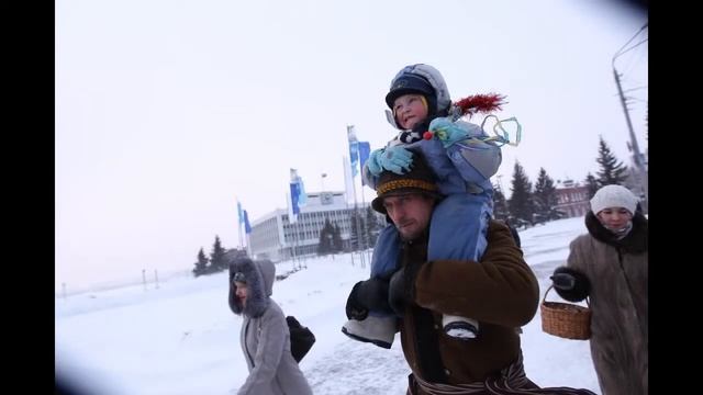 Шествие колядовщиков на Васильев вечер