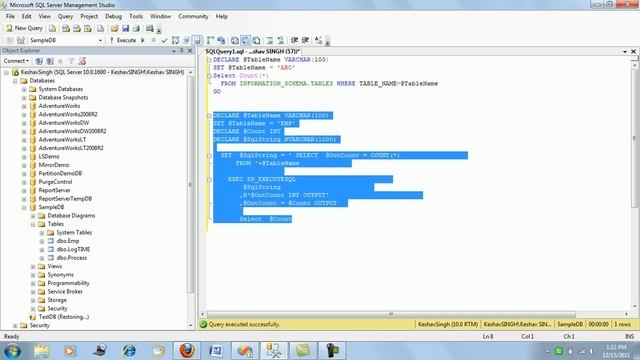 Interactive SSIS package