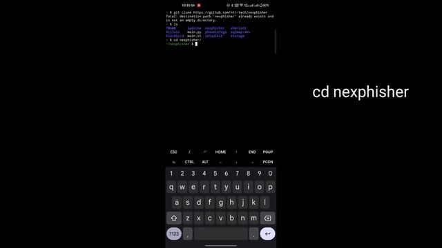 How to Install nexphisher | termux | no root | #fsociety