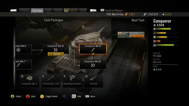 The Mighty Conqueror! Tier 9 British Heavy Tank Review - World of Tanks Xbox 360