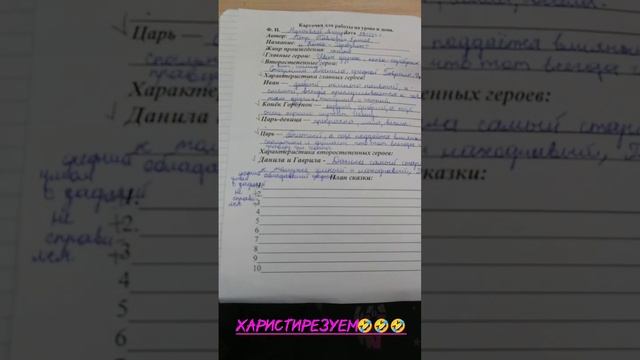 разбираем сказку "конёк горбунок,,