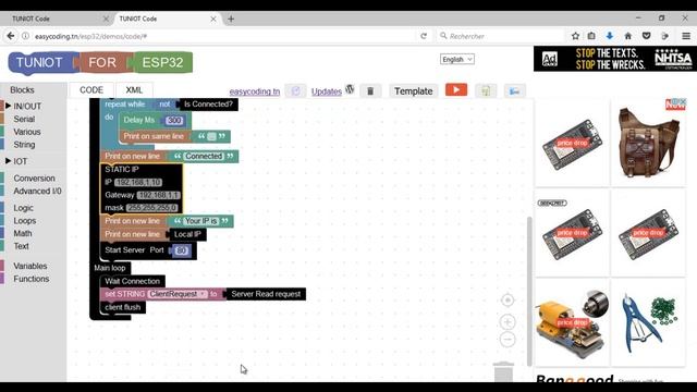 ESP32 tutorial B-05: Client server communication