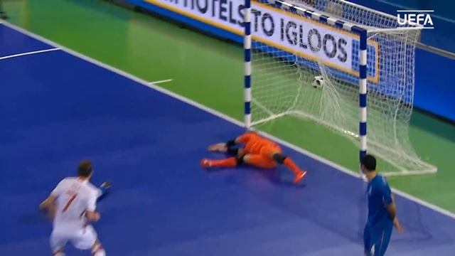 Futsal EURO highlights: Azerbaijan v Spain
