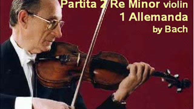 Bach - Partita 2 Re Minor v - 1 Allemanda
