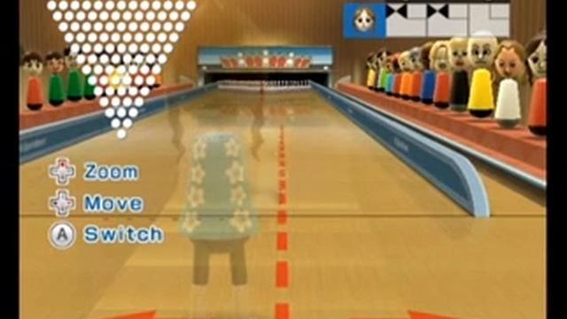 Wii Sports Resort 100 Pin Bowling Perfect Game