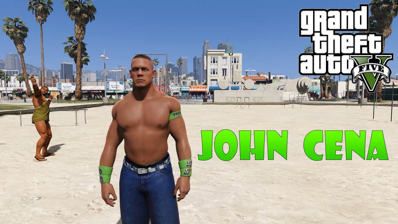 GTA 5 mod John Cena - ГТА 5 моды - ОБЗОР мода