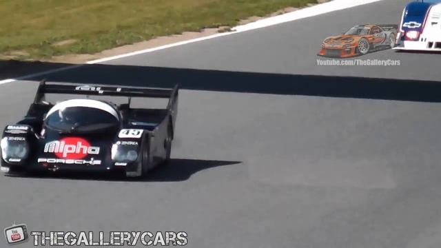 Porsche 962 GROUP C Race Car of Le mans - Pure Sound!