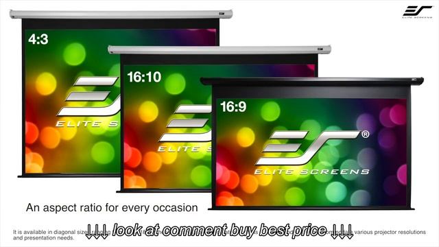 Elite Screens Spectrum Series Motorized Projection Screen