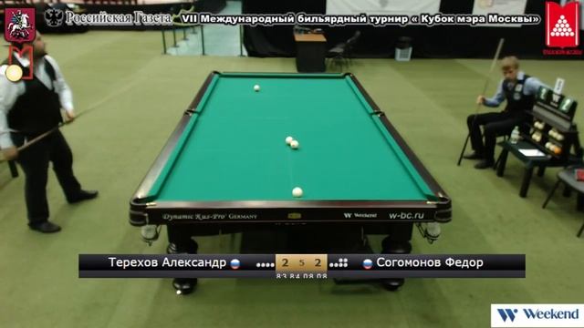 Терехов Александр (RUS) - (RUS) Согомонов Федор « Кубок мэра Москвы 2018 »