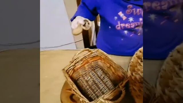 Развивающая игра "собери в корзинку" 1 год 4 мес
