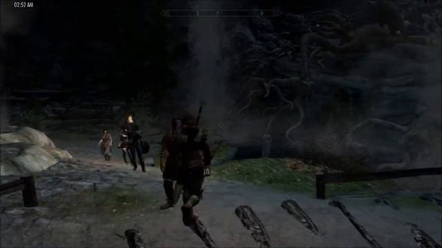 In Skyrim 024 Amalee and Eldergleam Sapling