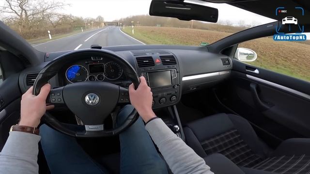 VW Golf GTI MK5 edition 240 ABT 232,150KM REVIEW on AUTOBAHN by AutoTopNL